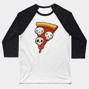 Pizza Skullgioni Baseball T-Shirt